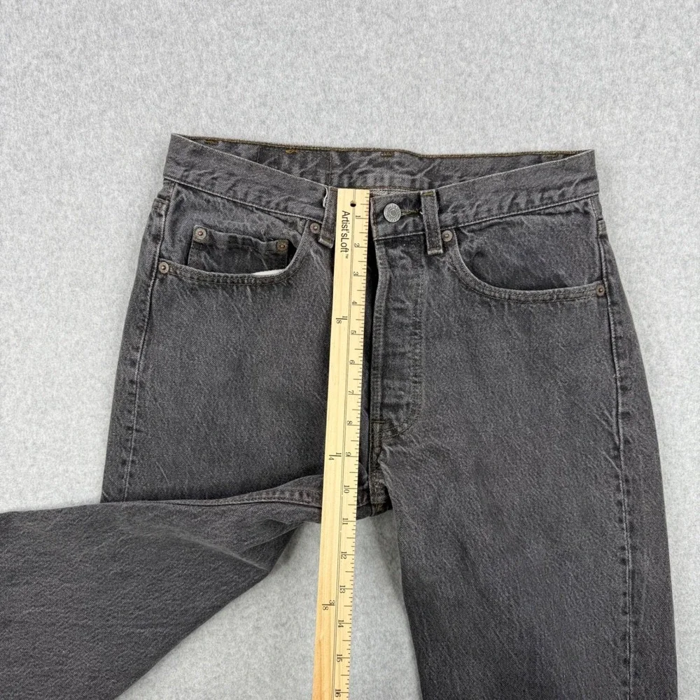 Vintage‎ Levis 501 Jeans Mens Fits 30x32 Black Button Fly 501-0658 Made in USA